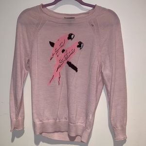 Jcrew flamingo sweater